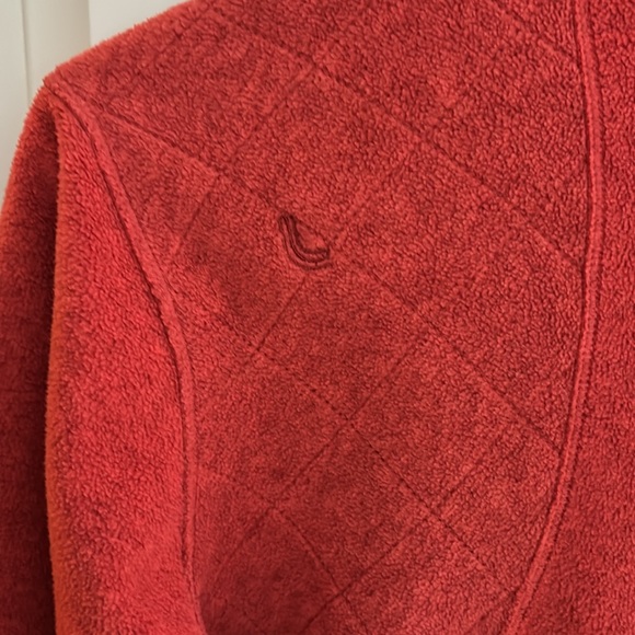 Lole Womans Active Jacket Stretch Full Zip UPF 50+ Burnt Orange Longsleeve Sz L - Picture 4 of 4